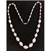 Image 1 : Stunning 1940's Milk Glass Bead Necklace 28" L