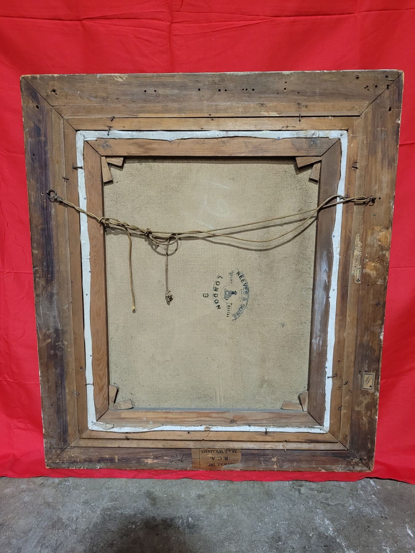 Victorian Framed & Signed Reeves & Son's London Original Portrait Oil ...