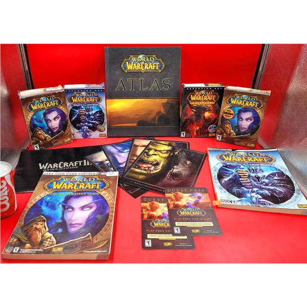Lot Of World Of Warcraft Books and Computer Games