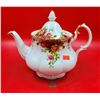 Image 1 : VTG Royal Albert Old Country Roses Fine China Tea Pot w/ Floral Design