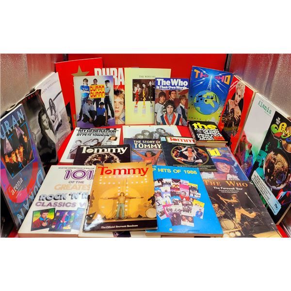 Assorted Lot Of Rock Books (The Who, Tommy, Etc.)