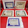 Image 1 : VTG Oil, Mining, & Printing/Publishing Stock Certificates