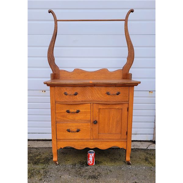 Antique Oak Washstand