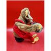 Image 2 : VTG Hsin Chi Toy Company Jolly Chimp Red Overalls