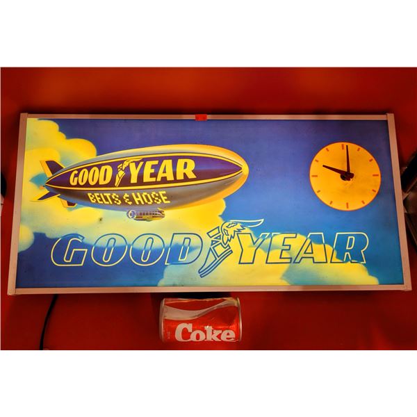Good Year Light-Up Advertising Sign