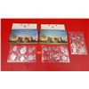 Image 1 : Uncirculated 1968 & 1974 Royal Canadian Mint 6-Coin Sets