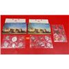 Image 1 : Uncirculated 1968 & 1974 Royal Canadian Mint 6-Coin Sets