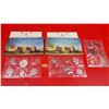 Image 1 : Uncirculated 1968 & 1974 Royal Canadian Mint 6-Coin Sets