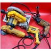 Image 1 : Dewalt Tool Lot (Circular Saw, Angle Grinder, & Drills)