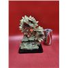 Image 1 : VTG Two Eagle Head Resin Sculpture