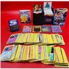Image 1 : Large Lot of Pokemon Cards, Pokemon Manual, & Assorted Hockey Cards