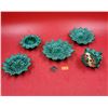 Image 2 : 5-Piece Stackable Ceramic Christmas Tree Ashtrays & Lighter