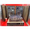 Image 1 : 2 Kenwood Model LS-60 Speakers, Lloyd's AM/FM Stereo Receiver, & Garrard Record Player/Turntable