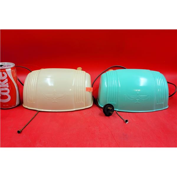 Bakelite Art Deco Headboard Reading Lamps