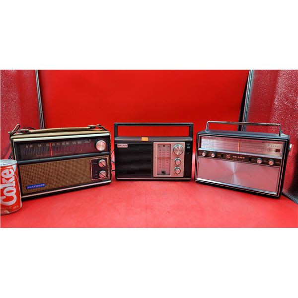 VTG Playmate, Sony, & Sears Radios