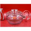 Image 1 : VTG Pyrex Tea Pot Made in USA