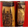 Image 3 : Carved Antler Knife Set w/ Sheath Made in Germany