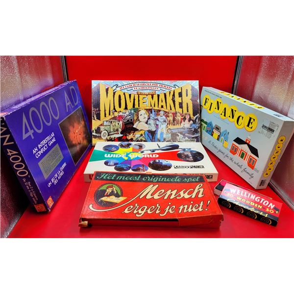 VTG Board Games (Finance, Wide World, 4000 A.D., Mensch Erger Je Niet!, etc.)