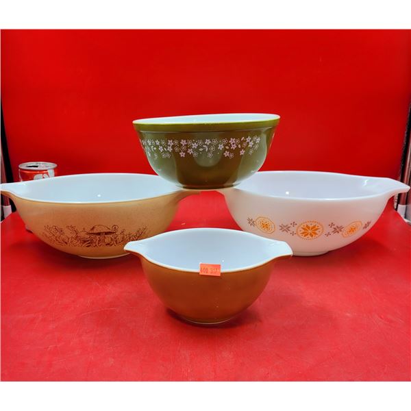 Assorted Pyrex Mixing Bowls (Forest Fancies, Spring Blossom, etc.)