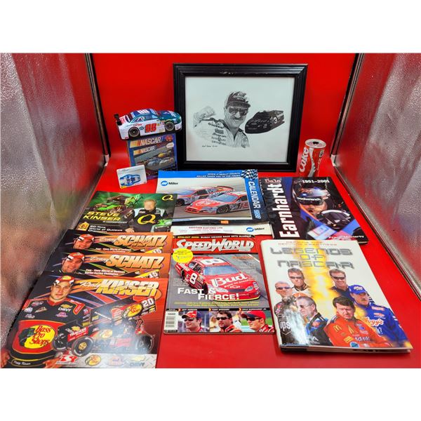 Assorted Racing Collectibles & Autographed Pictures (Kraig Kinser, Donny Schatz, & Steve Kinser)