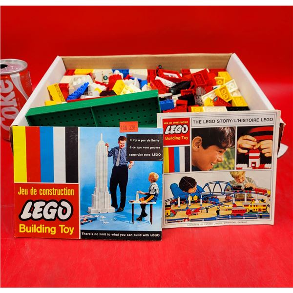 Box of VTG Lego
