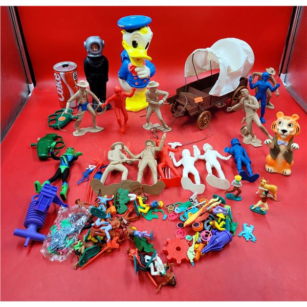 Assorted VTG Plastic Toys (1 Wind-Up)