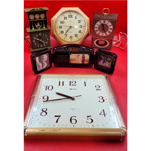 Collection of VTG Clocks (Made in Ireland, Canada, etc.)