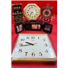 Image 1 : Collection of VTG Clocks (Made in Ireland, Canada, etc.)