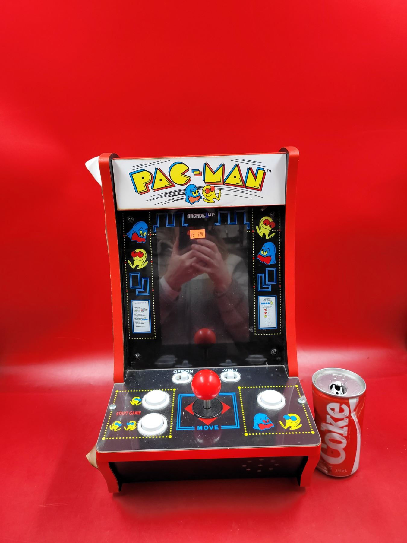 Arcade1Up Mini Pac-Man 40th Edition Arcade Machine