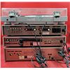 Image 2 : Sony Electronics Lot (Turntable, Stereo Amplifier, FM/AM Tuner, & Tapecorder)