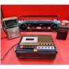 Image 1 : VTG Electronics Lot (General Electric Portable Radio, Sanyo AM/FM Stereo Cassette Recorder, etc.)