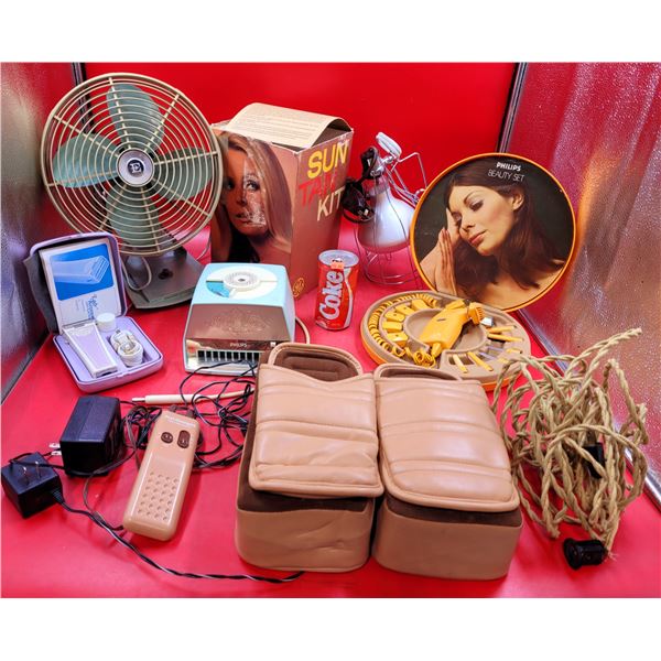 VTG Beauty & Self-Care Lot (Lady Kenmore Razor, Philips Manicurist, Philips Beauty Set, etc.)