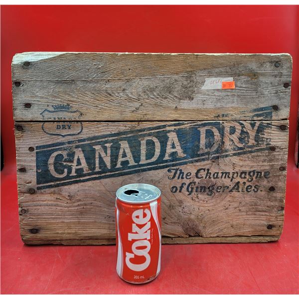 VTG Canada Dry Wooden Crate
