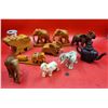 Image 1 : Assorted Wood & Ceramic Elephant Figures