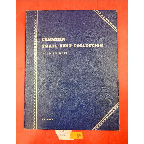 Canadian Small Cent Collection 1920 to Date