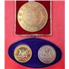 Image 2 : 1986 Ministry of Forest PROC Coin & Pair of Commemorative Mining Coins Containing Gold, Silver, etc.