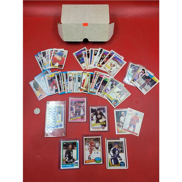 Box of Assorted Hockey Cards