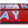 Image 2 : LG VTG 3 Piece Porcelain Shell Gas Station Sign