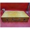 Image 2 : Wooden Case of Assorted Tools (Wood Plane, Screwdrivers, Saw, etc.)