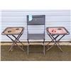 Image 1 : Foldable Chair & Foldable Camo Tables w/ Cupholders