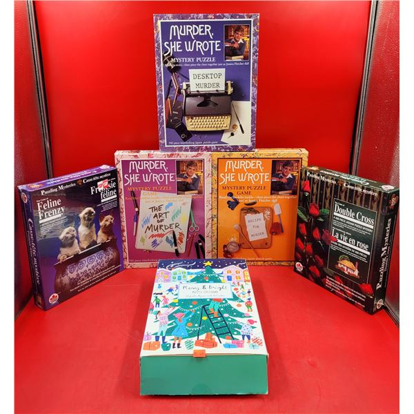 Lot Of Puzzles Including Murder She Wrote