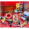 Image 1 : Red Tool Box Full Of Sockets, Power Strips & Tool Lot