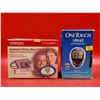 Image 1 : Omron Automatic Blood Pressure Monitor & One Touch Ultra2 Blood Glucose Monitoring System