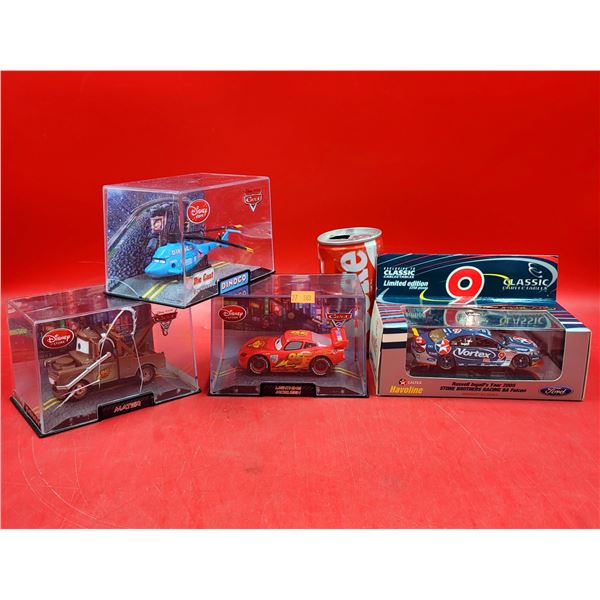 Classic Carlectables 2005 Ford BA Falcon & 3 Disney Cars 2 Die Cast Models