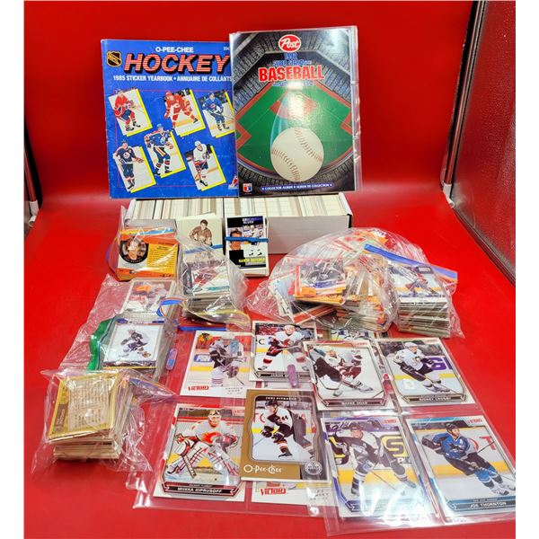 Lot Of Hockey Cards & Baseball Cards