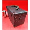 Image 2 : Antique Tool Box w/ Black Composite, Reinforced Corners, & Key