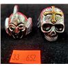 Image 1 : 2 Skull/Biker Rings