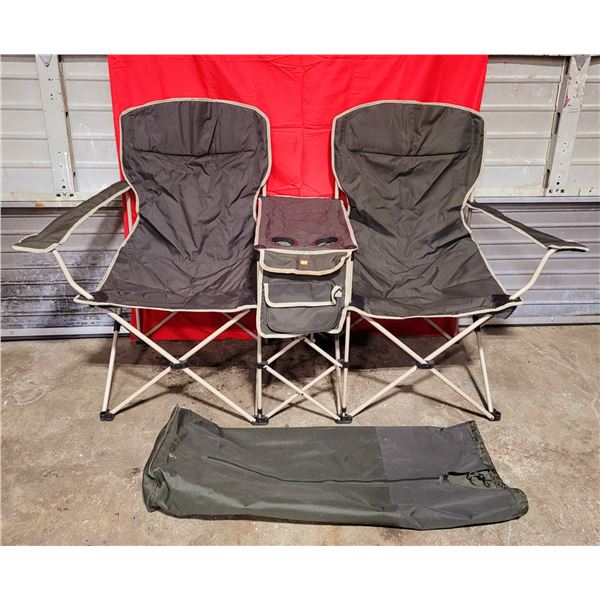 Double Outdoor Foldable Chairs