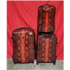 Image 1 : Heys America Exotic Python 3-Piece Luggage Set