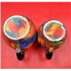 Image 2 : 2 Colorful MCM "End Of The Day" Enamel Pitchers